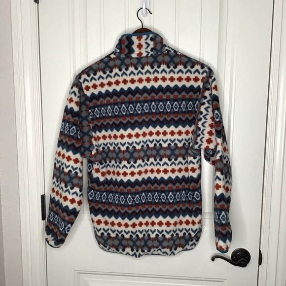 Patagonia 2015 Printed Synchilla Snap-T Fleece in Cliff: Underwater Size XSmall. - Picture 5 of 8
